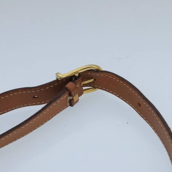 CELINE Macadam Canvas Shoulder Bag Pvc Leather Brown Gold - Picture 7 of 12